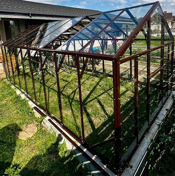 Теплица Гарденикс PRO под стекло | 3x4 м. Теплица Гарденикс PRO под стекло | 3x4 м.